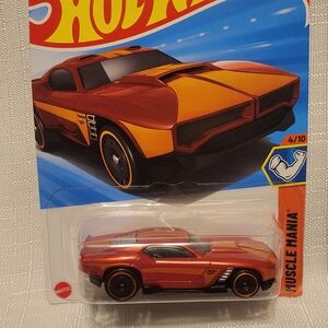 Hot Wheels Orange Muscle Car Toy by Hot Wheels
